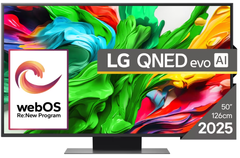LG QNED86 evo AI televizor, 4K, 127 cm (50QNED86A3C.AEU)