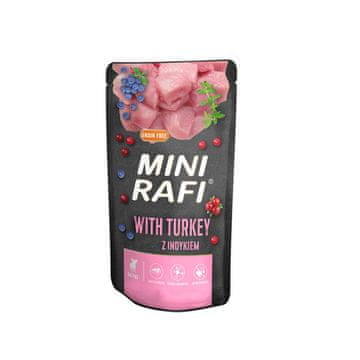 RAFI Rafi mini mokra hrana z puranom 150g