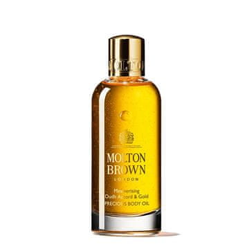 Molton Brown Očarljivo olje za telo z akordi ouda in zlatom (dragoceno olje za telo) 100 ml