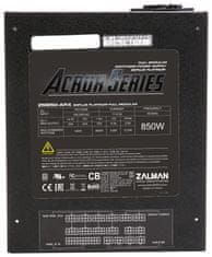 Zalman Napajalnik ZM850-ARX 850W, aktivni, 135mm ventilator, modularni, 80PLUS Platinum