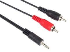PremiumCord Kabel Jack 3,5 mm-2xCINCH M/M 2 m