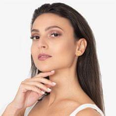 Guess Decentni pozlačeni uhani s srčki JUBE02171JWYGT/U