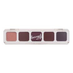 Barry M Cream Eyeshadow Palette paletka kremnih senčil za oči 5.1 g Odtenek the berries