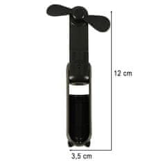 MG Folding Fan ročni ventilator, črna