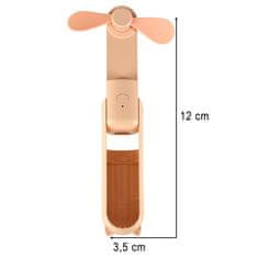 MG Folding Fan ročni ventilator, roza