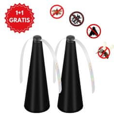 HOME & MARKER® Ventilator za odganjanje muh (2 kosa), Holografske pike za odganjanje muh, Odganjanje insektov | FLYBEGONE (1+1 Gratis)