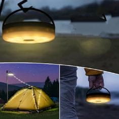 HOME & MARKER® Kamping luč z vgrajeno polnilno baterijo (10m) | GLOWTREK