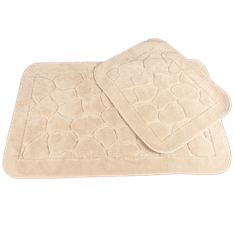 Priresa Kopalniška preproga, Nedrseča podloga, 100% Bombaž, Vpojna podloga (60 x 100 + 50 x 60 cm) | STONECOFFEE