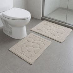 Priresa Kopalniška preproga, Nedrseča podloga, 100% Bombaž, Vpojna podloga (60 x 100 + 50 x 60 cm) | STONECOFFEE