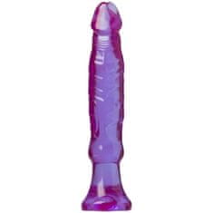 Doc Johnson Analni dildo Doc Johnson's - Crystal Jellies, 14 cm, vijoličen