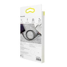 BASEUS Kabel Lightning USB Baseus Cafule 2,4A 1m (črno-rdeč)