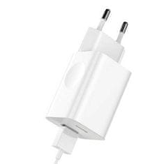 BASEUS Mrežni polnilnik Baseus Charging Quick Charger, USB, QC 3.0, 24 W (bel)