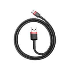 BASEUS USB kabel za USB-C Baseus Cafule 2A 3m (rdeče-črn)