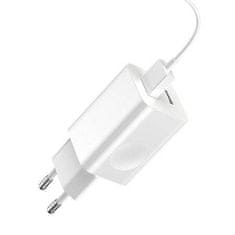 BASEUS Mrežni polnilnik Baseus Charging Quick Charger, USB, QC 3.0, 24 W (bel)
