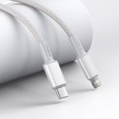BASEUS USB-C kabel za Lightning Baseus High Density Braided, 20 W, PD, 2 m (bel)