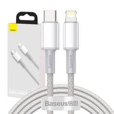 BASEUS USB-C kabel za Lightning Baseus High Density Braided, 20 W, PD, 2 m (bel)
