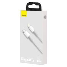 BASEUS USB-C kabel za Lightning Baseus High Density Braided, 20 W, PD, 2 m (bel)
