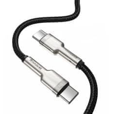 BASEUS USB-C kabel za USB-C Baseus Cafule, 100 W, 2 m (črn)