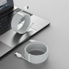 BASEUS USB kabel za Lightning Baseus Simple Wisdom, 2,4 A, 1,5 m (bel) 2 kos.