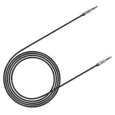 BASEUS 3,5 mm mini jack avdio kabel AUX Baseus Yiven 1 m (črno-srebrna)