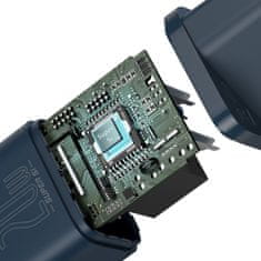 BASEUS Baseus Super Si Quick Charger 1C 20W omrežni polnilnik z USB-C na Lightning 1 m kablom (modra)