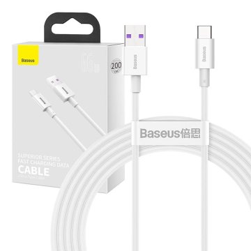 BASEUS USB kabel za USB-C Baseus Superior Series, 66 W, 2 m (bel)