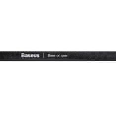 BASEUS Velcro trak, organizator za kable Baseus Rainbow Circle Velcro Straps 3 m (črn)