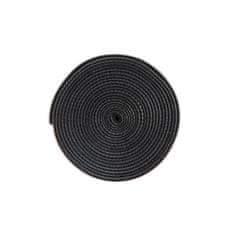 BASEUS Velcro trak, organizator za kable Baseus Rainbow Circle Velcro Straps 3 m (črn)