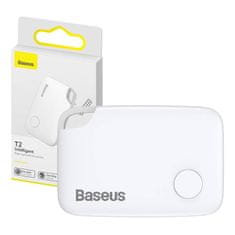 BASEUS Bluetooth lokator Baseus T2 z vrvico (bela)