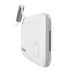 BASEUS Bluetooth lokator Baseus T2 z vrvico (bela)