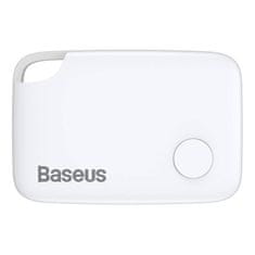 BASEUS Bluetooth lokator Baseus T2 z vrvico (bela)