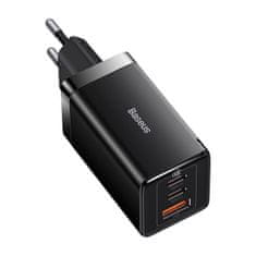 BASEUS Mrežni polnilnik Baseus GaN5 Pro 2xUSB-C + USB, 65 W (črn)