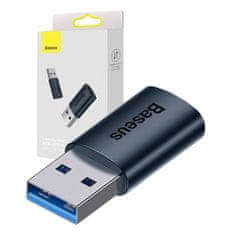 BASEUS USB-A na USB-C adapter Baseus Ingenuity OTG (modra)