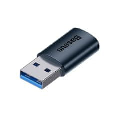 BASEUS USB-A na USB-C adapter Baseus Ingenuity OTG (modra)