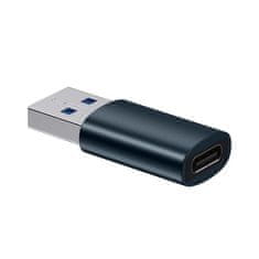 BASEUS USB-A na USB-C adapter Baseus Ingenuity OTG (modra)