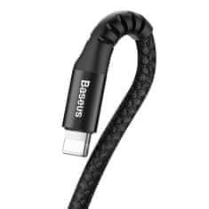BASEUS Lightning kabel Spring Baseus 1 m 2 A (črn)