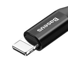 BASEUS Lightning kabel Spring Baseus 1 m 2 A (črn)