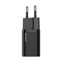 BASEUS Mrežni polnilnik Baseus Super Si Quick Charger 1C 25W (črn)