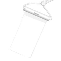 BASEUS Vodoodporna torbica Baseus AquaGlide z cilindričnim zapiralom (bela)
