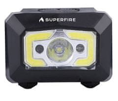 Superfire Čelna svetilka Superfire X30, 340 lm, USB
