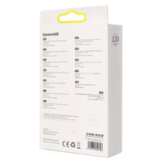 BASEUS USB kabel za Lightning Baseus Crystal Shine, 2,4 A, 1,2 m (vijoličen)