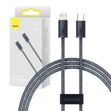 BASEUS USB-C kabel za Lightning Baseus Dynamic Series, 20 W, 2 m (siv)