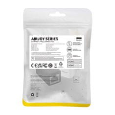 BASEUS Mrežni priključek Baseus, 2 kosa, serija AirJoy (črn)