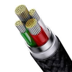 BASEUS Baseus StarSpeed USB kabel za hitro polnjenje za M+L+C 3,5 A 0,6 m (črn)