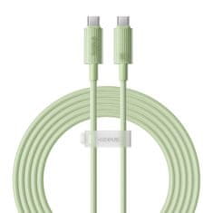 BASEUS Baseus USB-C na USB-C Habitat Series 100 W, 2 m (zelen)