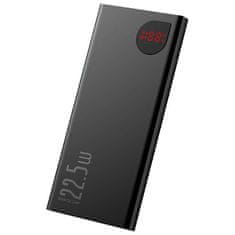 BASEUS Powerbank Baseus Adaman Metal, 10000 mAh, 2xUSB, USB-C, Lightning, MicroUSB 22,5 W (črn)