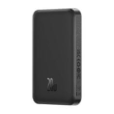 BASEUS Magnetni mini powerbank Baseus 5000mAh, USB-C 20W (črn)
