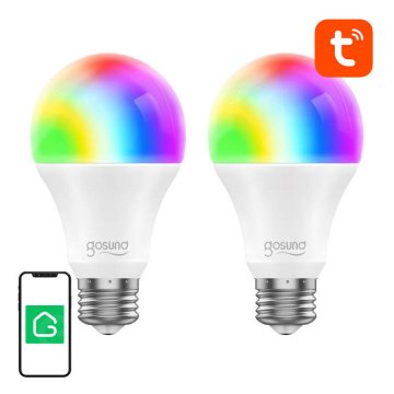 Gosund Inteligentna RGB WiFi LED žarnica 2 kos Gosund WB4-2 E27 (dvojno pakiranje) Tuya