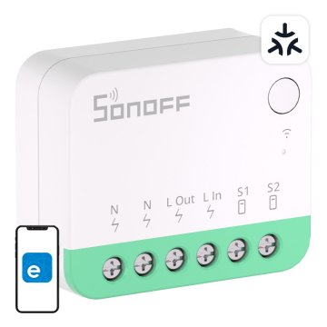 Sonoff Inteligentni mini WiFi stikalo Sonoff MINIR4M Matter (HomeKit, SmartThings, Home Assistant)