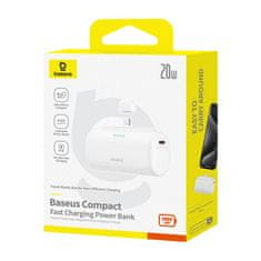 BASEUS Powerbank OS-Baseus Compact IP 5000mAh 20W (bela)